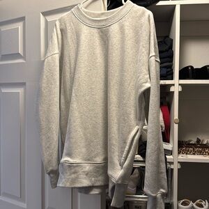 Zella amazing fleece crewneck sweatshirt